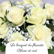 Bouquet du fleuriste blan